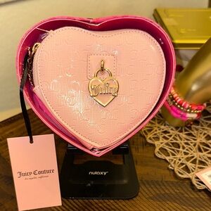 Juicy Couture Light Pink Heart Mini Bag